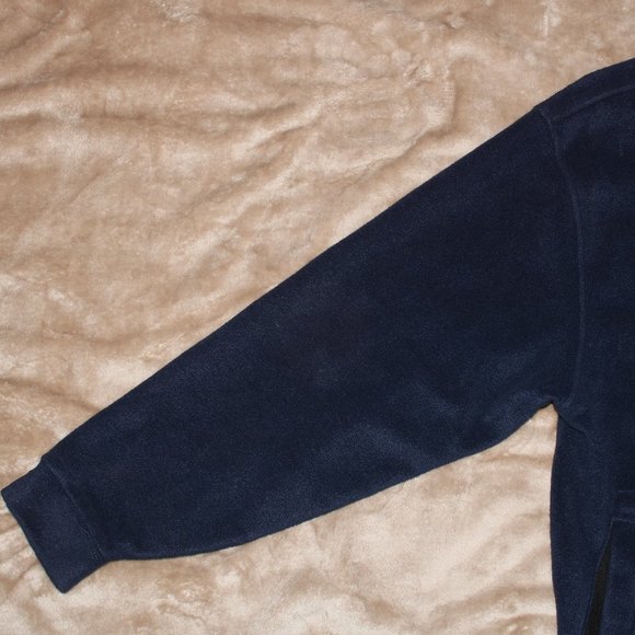 Nautica Fleece Zip Up Jacket - Length 29 - Shoulders 22 - Arm Pits 21.5 - Picture 4 of 10